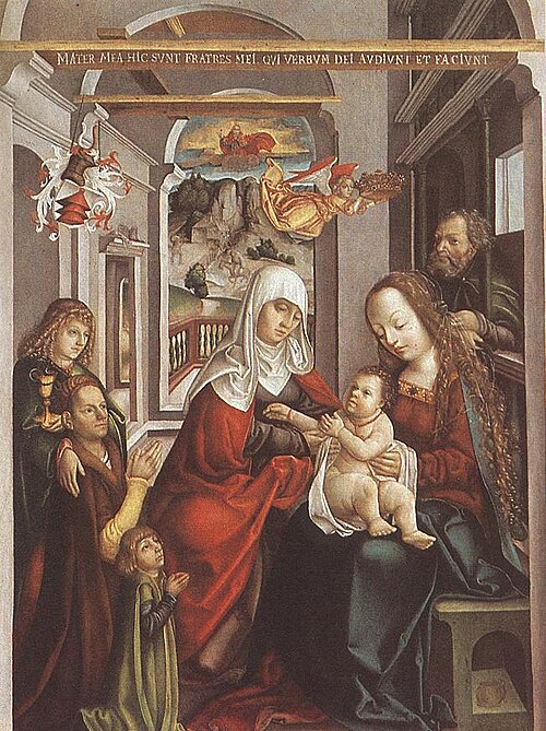 Virgin and Child with Saint Anne, 1520, 