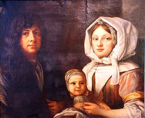 Portrait of a family, 1700, 