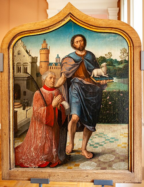 Saint Jean et le chanoine donateur, 1524, 