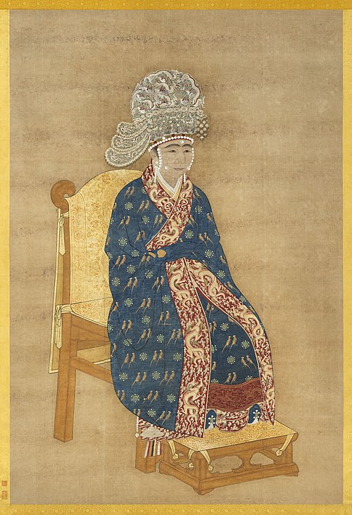 宋英宗后坐像　軸, , 