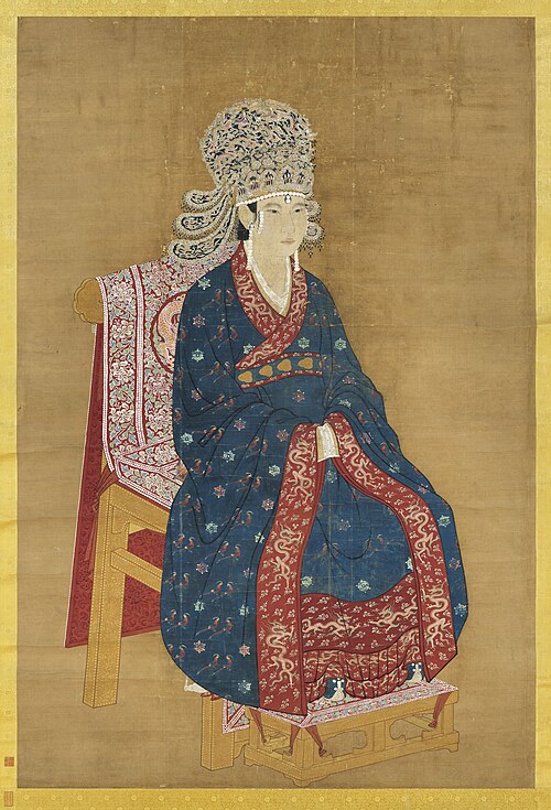 宋神宗后坐像　軸, , 