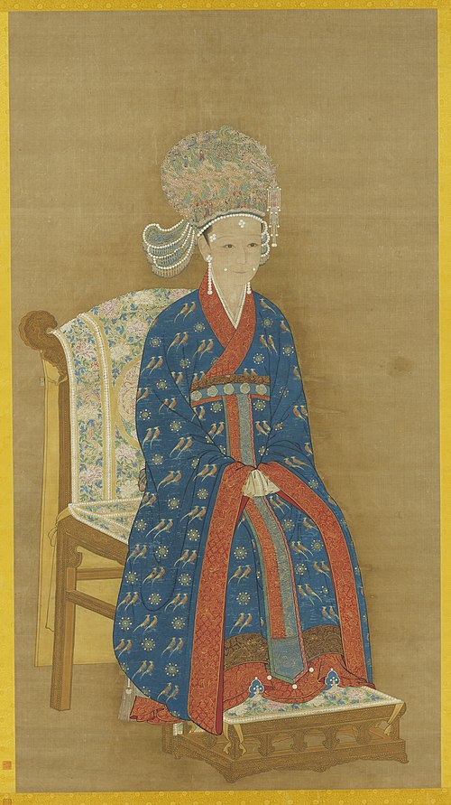 宋高宗后坐像　軸, , 