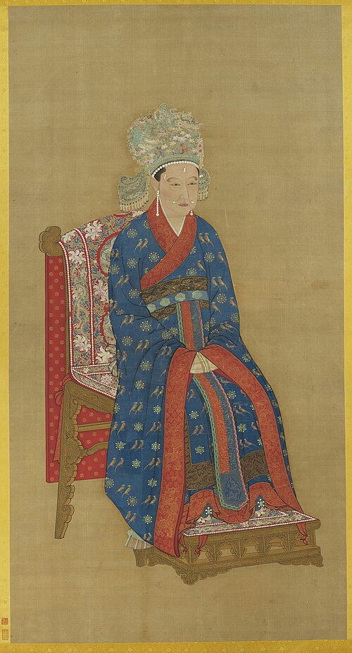 宋光宗后坐像　軸, , 