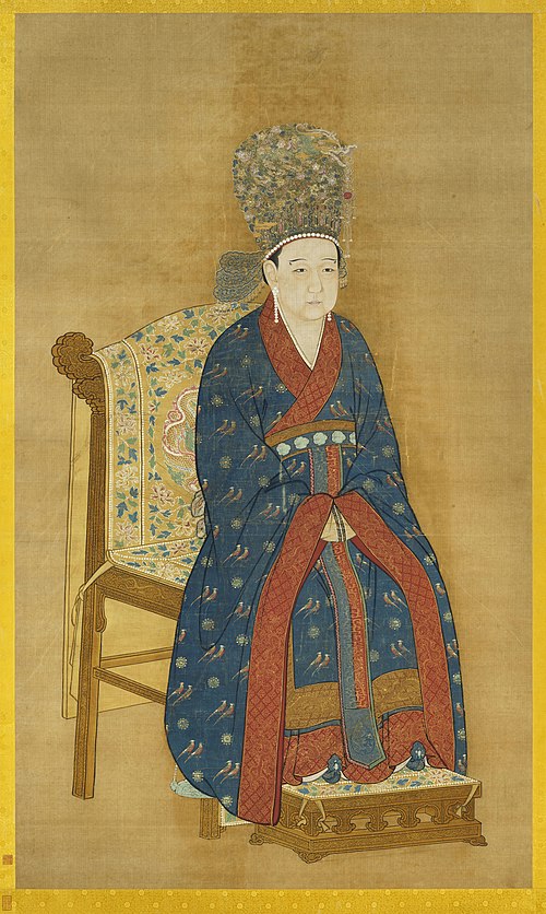 Seated Portrait of Ningzong's Empress, , 
