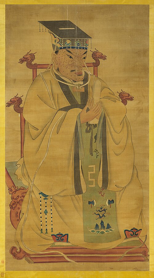 明太祖坐像（二）　軸, , 