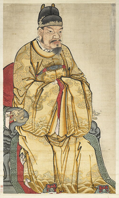 明太祖坐像（六）　軸, , 