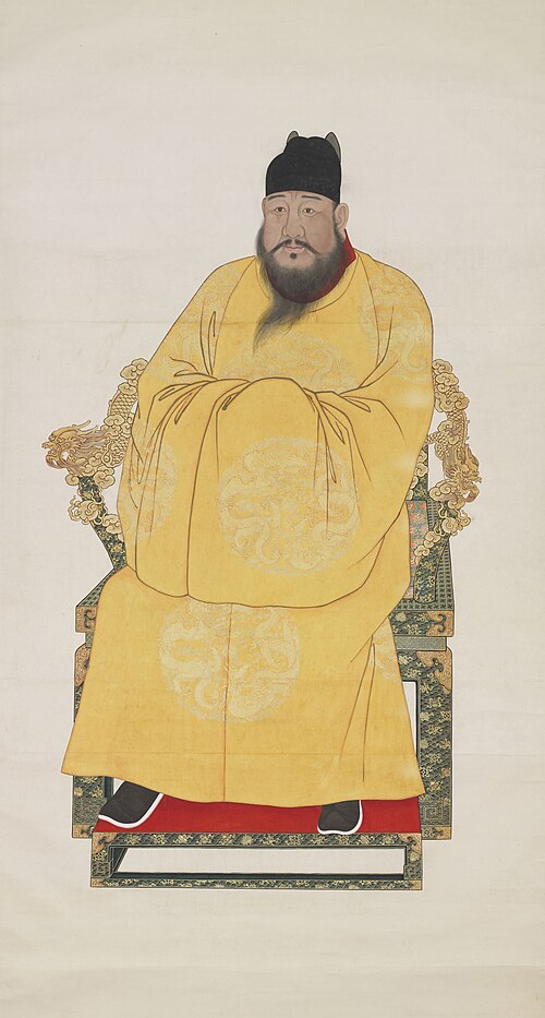 明宣宗坐像（二）　軸, , 