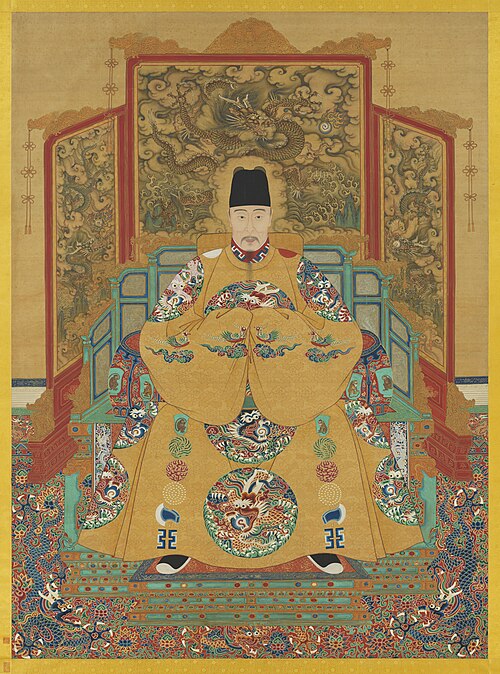 明世宗坐像　軸, , 