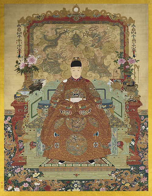 Seated Portrait of Emperor Xizong, , 