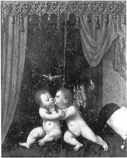 The infants Christ and John the Baptist embracing, 1667, 
