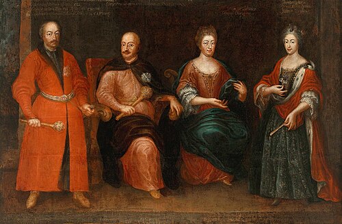 La Famille Sieniawski., 1724, 