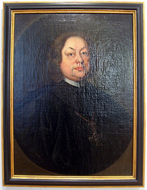 Porträt des Fuldaer Fürstabt Adolf von Dalberg, 1722, 