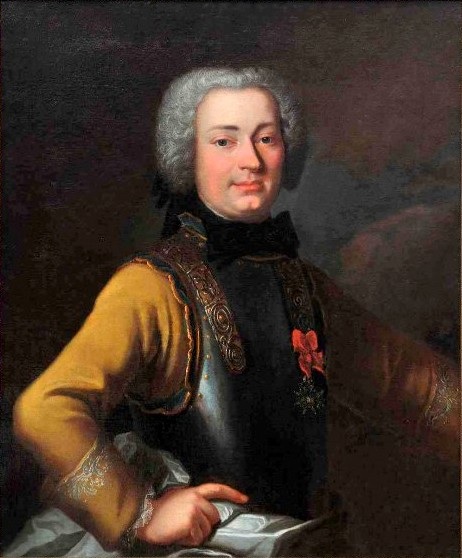 Portret mężczyzny, prawdopodobnie Aleksandra Józefa Sułkowskiego., 1730, 