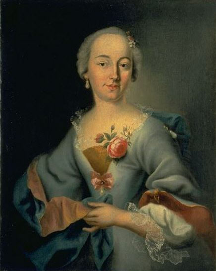Porträt der Dorothea Herrliberger, 1737, 