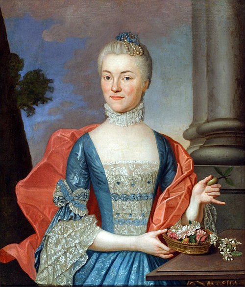 Portrait of Marianna Chmara née Wojna-Orańska (~1730-1816)., 1763, 