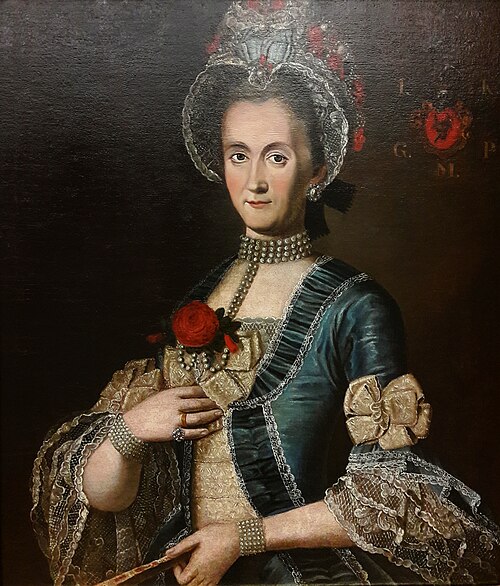 Portrait of Róża countess Łosiowa née Cieńska., 1750, 