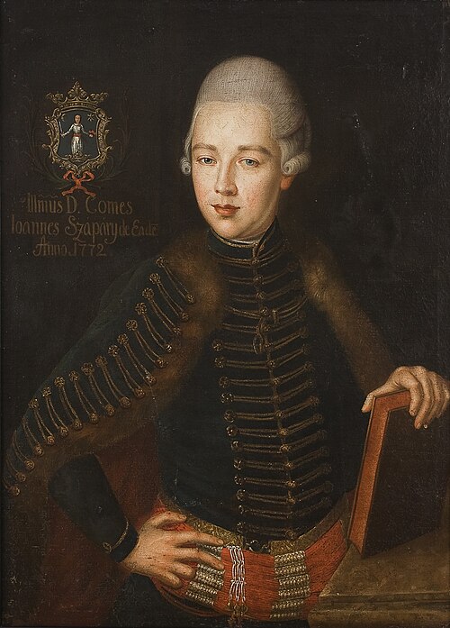Portret grofa Janeza Szaparyja, 1772, 