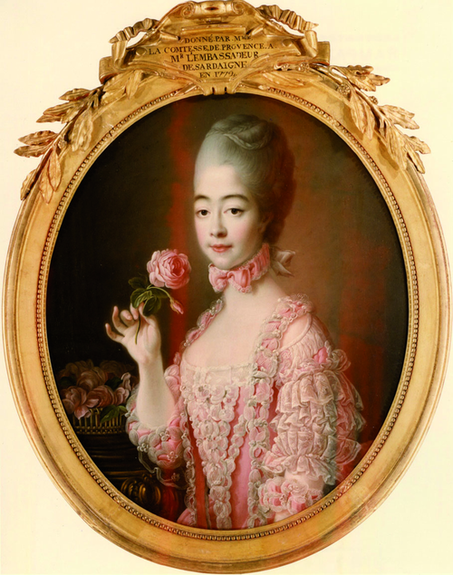 Marie-Joséphine-Louise de Savoie, comtesse de Provence, 1772, 