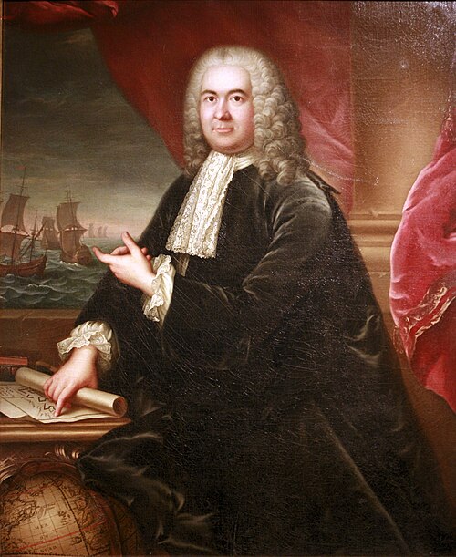 Jacques Duval d'Eprémesnil, directeur de la Compagnie des Indes au port de Lorient (1732–1739)", 1738, 