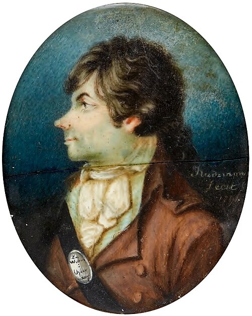Portret Tadeusza Kościuszki w brązowym cywilnym surducie, 1796, 