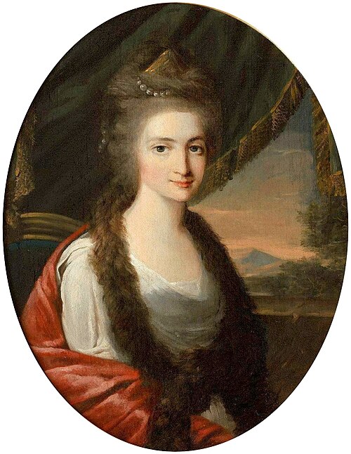 Portret Marii (Marianny) z Sanguszków Mokronowskiej (1770-1827), 1790, 