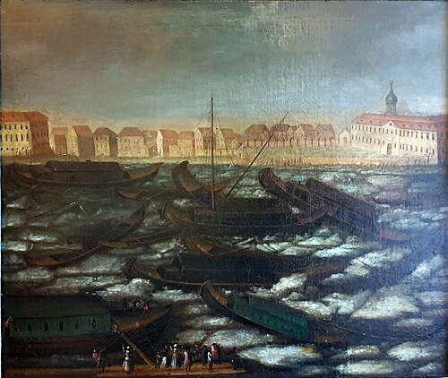 Flooding with ice drift, 1795, 