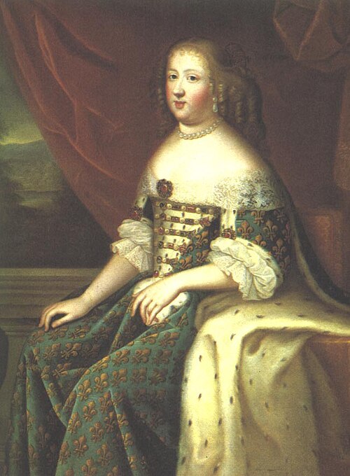 Maria Theresa of Austria, queen consort of France as wife of Louis XIV, 1650, 