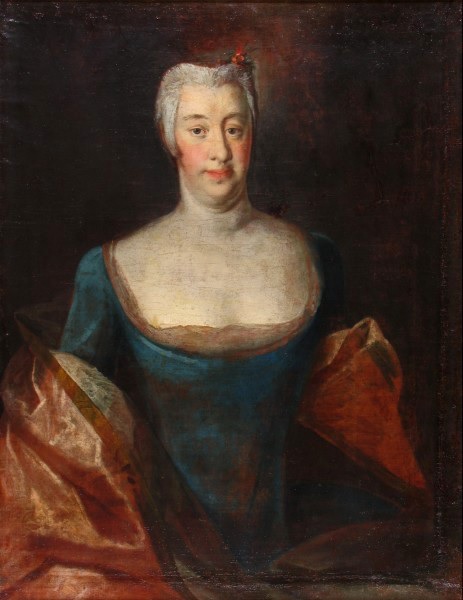 Portret Anny Zofii z Ożarowskich Lubomirskiej (ok. 1716-1759) (?), 1740, 