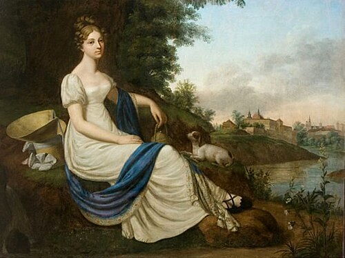 Olimpia z Siemońskich Łosiowa (1800-1843), 1819, 