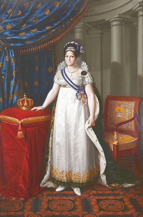 Porträt der Maria Luisa of Parma (1751-1819), 1818, 