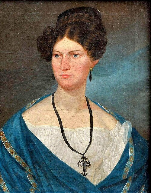 Portret Teresy z Sobolewskich Milanowskiej (1801-1869), 1830, 