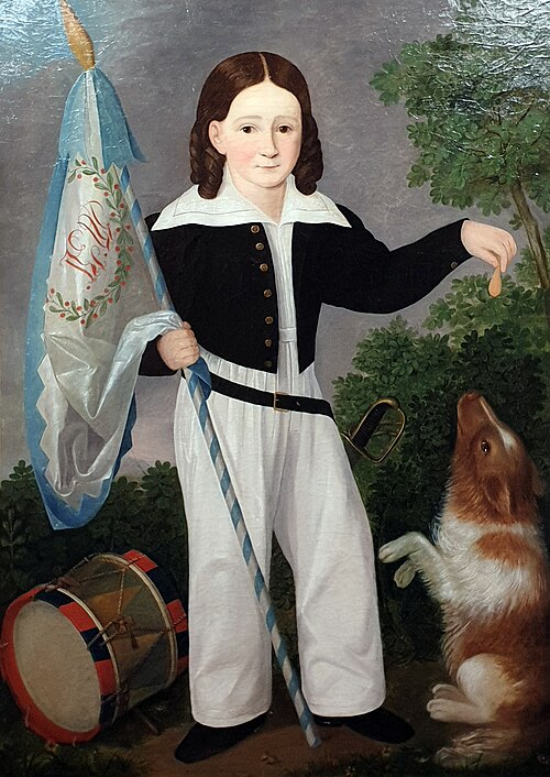 Portrait of the boy Wilhelm Muss (1830-1837), 1837, 