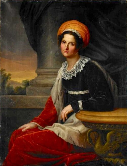 Portret Klementyny Sanguszkowej (1780-1852), 1845, 