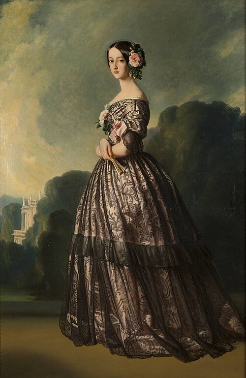Françoise-Caroline de Bragance, princesse de Joinville, 1846, 