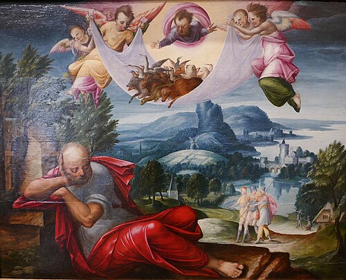 Le Songe de saint Pierre, 1600, 