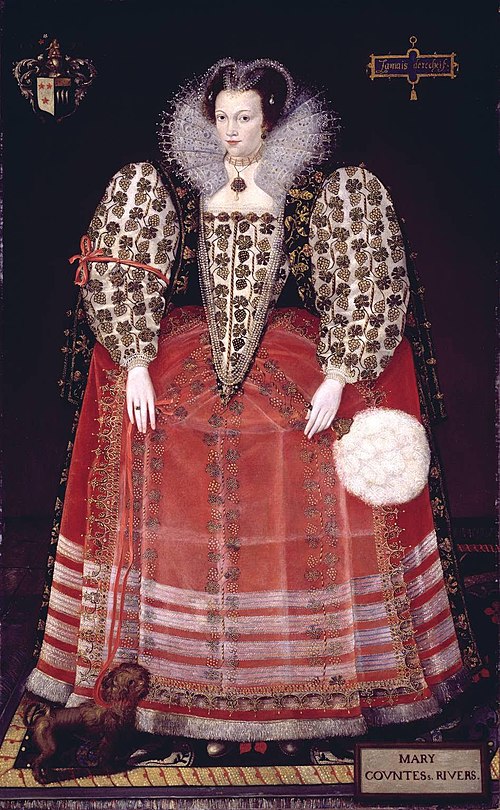 Portrait of Mary Kytson, Lady Darcy of Chiche, later Lady Rivers, 1590, 