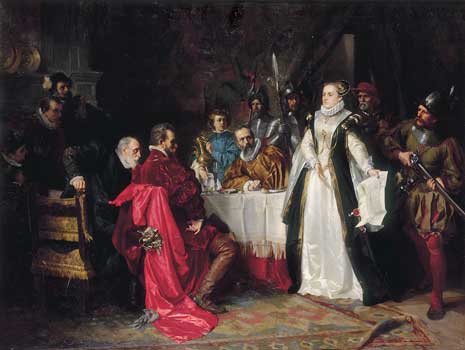 Catherine of Schwarzburg przed księciem Albą., 1873, 