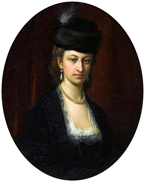 Portret Marii Róży z Branickich Tarnowskiej, 1874, 