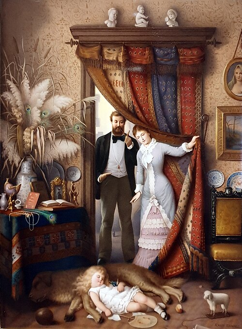 "Fallen asleep", 1880, 