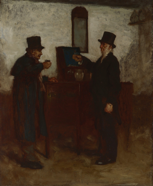 Study for A Glass with the Squire, 1880, 