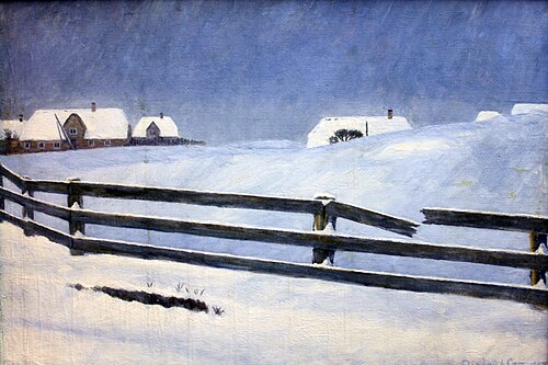 List in Winter, 1907, 