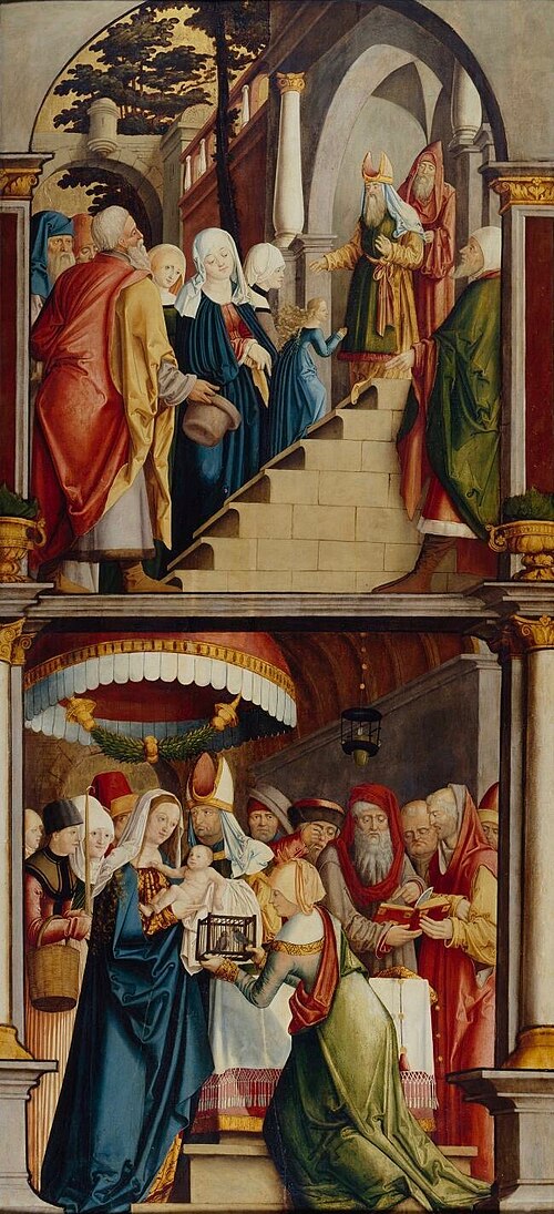 Presentation of Virgin Mary and Jesus at the Temple, 1523, 