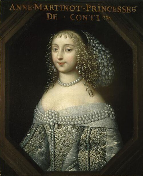Anne Marie Martinozzi, Princess of Conti, 1660, 