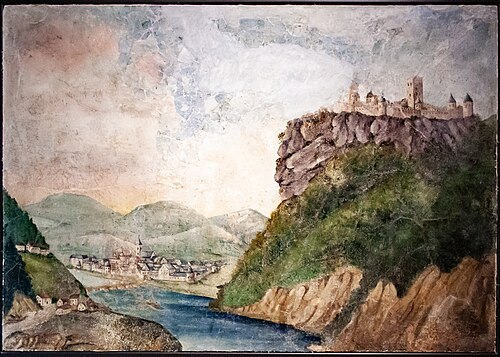 Celje with Stari grad, 1696, 