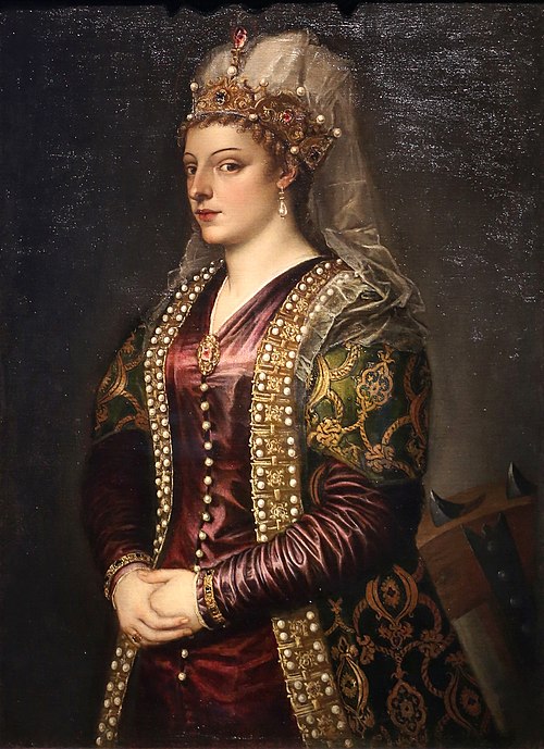 Portrait de Catherine Cornaro, 1542, 