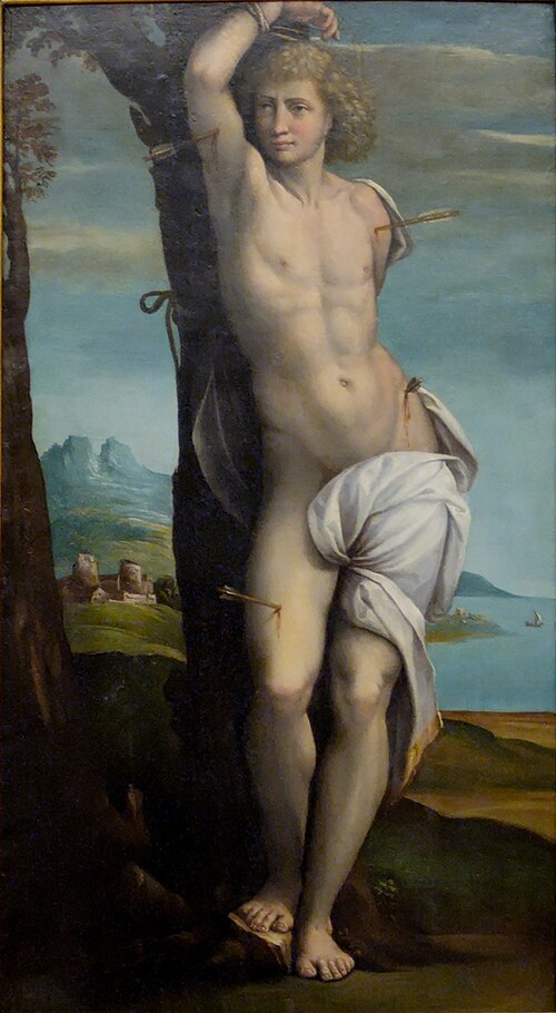Saint Sébastien, 1600, 