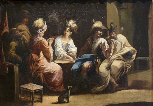 Joueurs de cartes, 1800, 