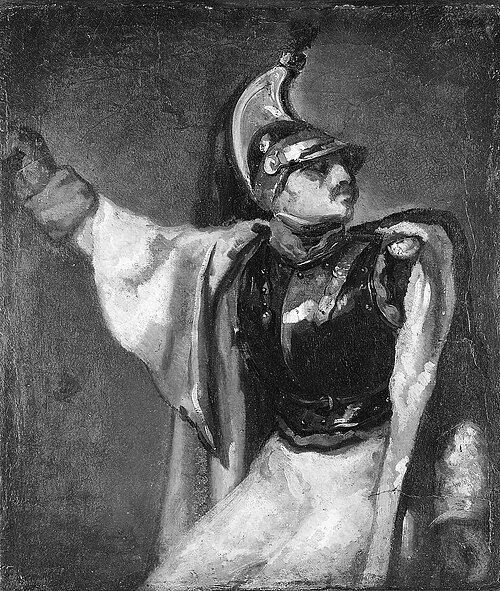 Study for Wounded Cuirassier, 1850, 