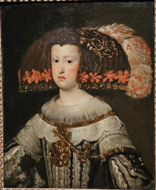 Retrato da Rainha Mariana de Áustria, 1652, 