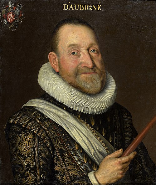 Portrait of Agrippa d'Aubigné, 1622, 
